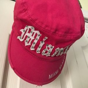 Ladies embellished Miami cap